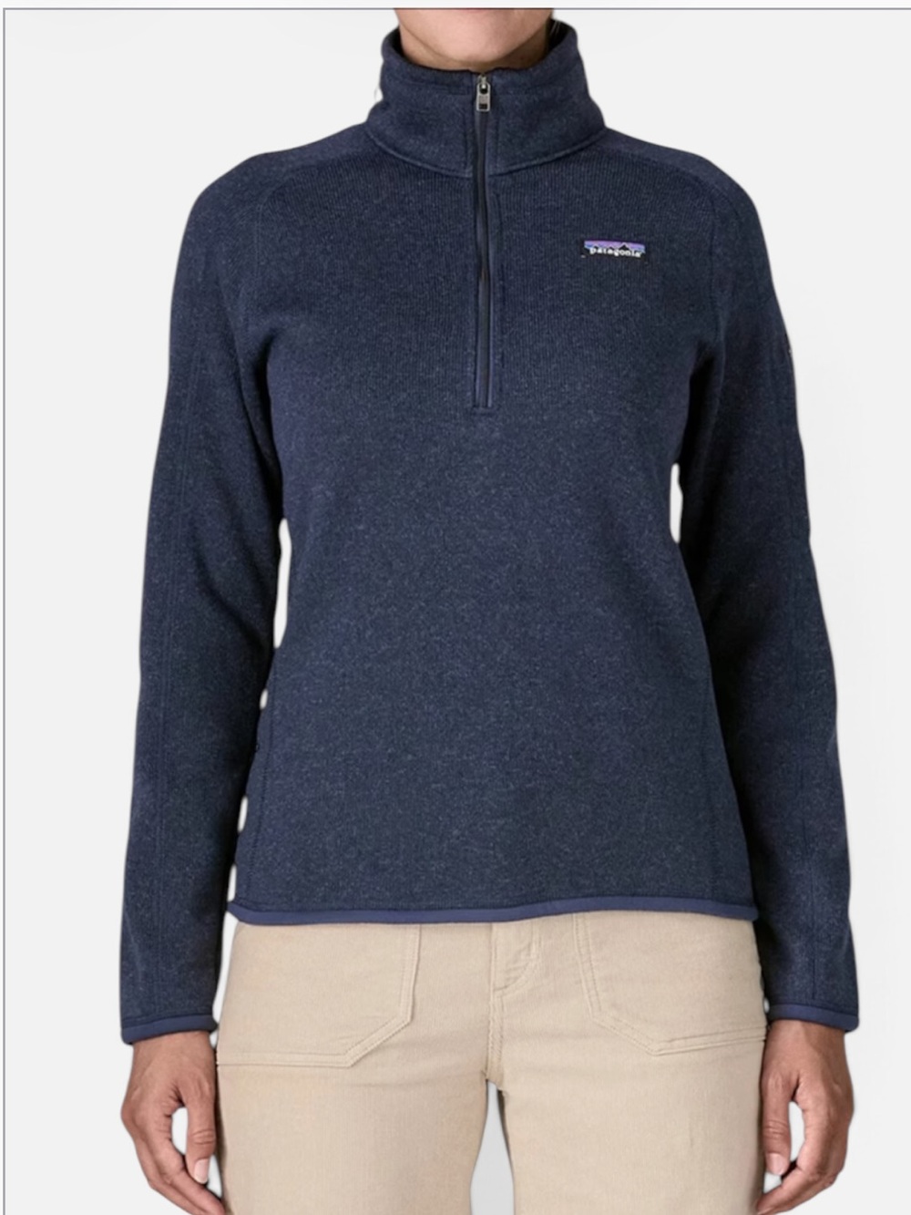 Patagonia Women’s Navy 1/4 Zip Better Sweater Fleece Pullover Size S